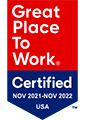Great Place to work certification badge